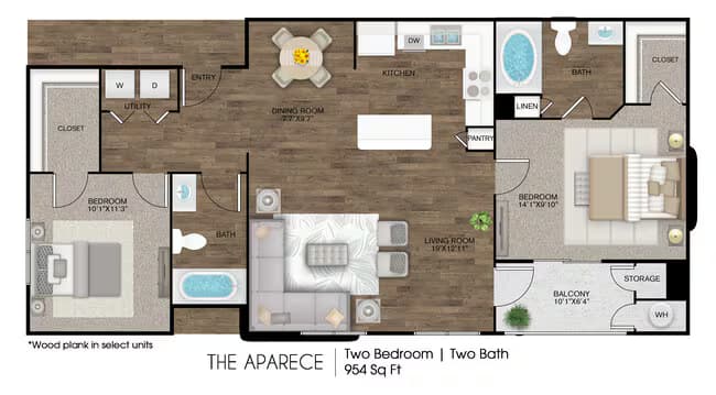 Unit 11-305 11-305 floor plan