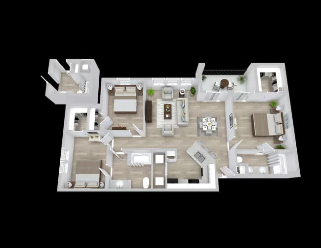 Unit 1336 1336 floor plan