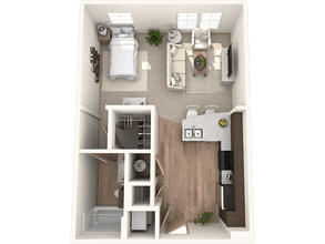 A1-Studio 2408 floor plan