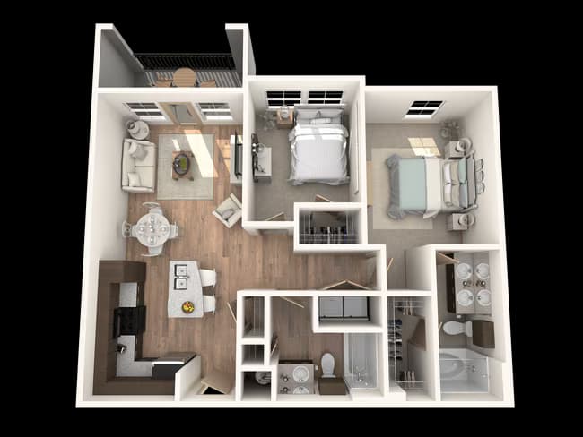 Unit 1302 1104 floor plan