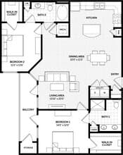 2DR 241 floor plan