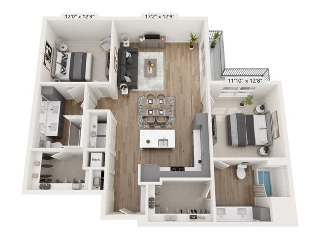 Unit 2304 2304 floor plan