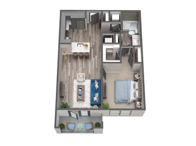 Unit 8305 8306 floor plan