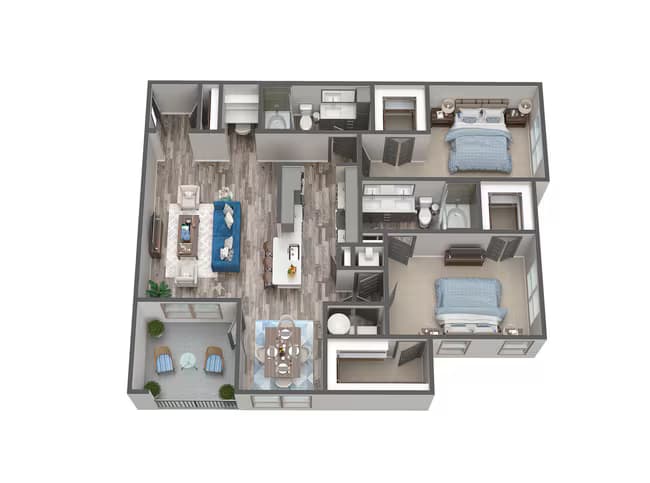 Unit 7212 6301 floor plan