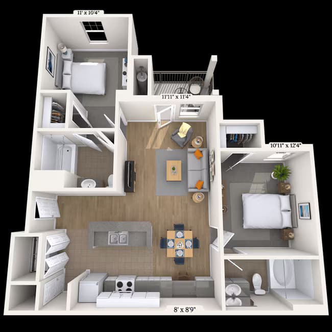 Unit 0909107 1414102 floor plan