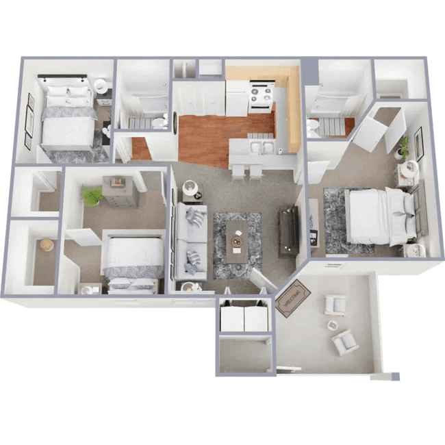Unit 3-328 3-328 floor plan