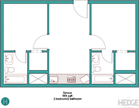 Spruce - AF60 1204 floor plan