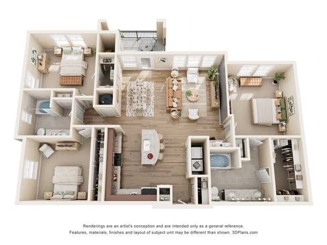 Unit 02101 01205 floor plan