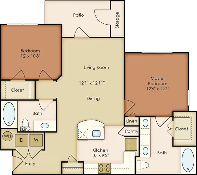 Unit 05210 05210 floor plan