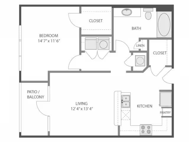 Unit 3-2044 3-2044 floor plan
