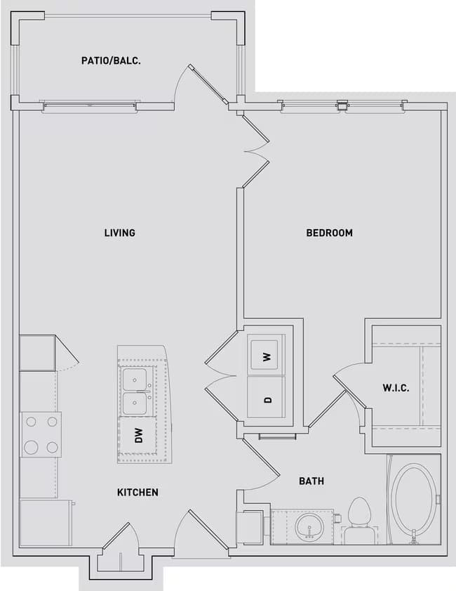 Unit 3145 1407 floor plan