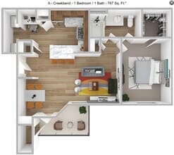 A floor plan