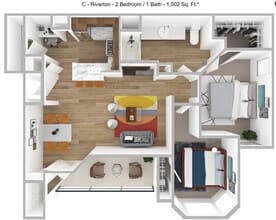 C floor plan
