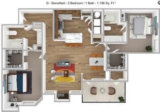 D floor plan