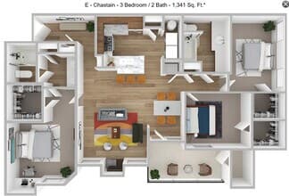 E floor plan