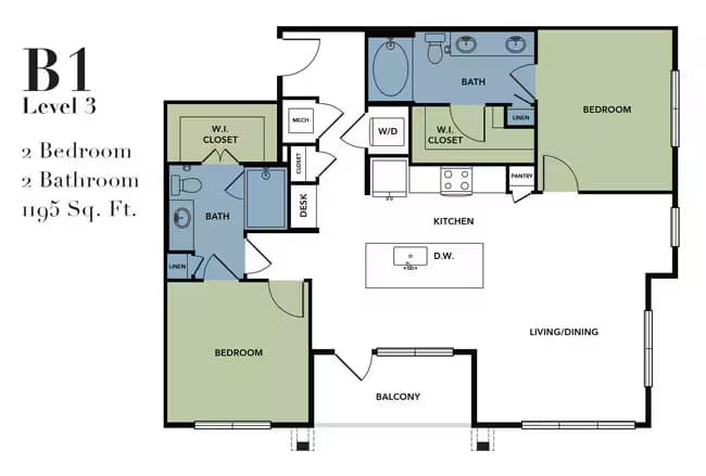 Unit 1301 1201 floor plan