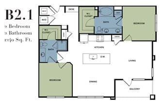 B2.1 4102 floor plan