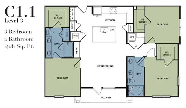 Unit 4314 4314 floor plan