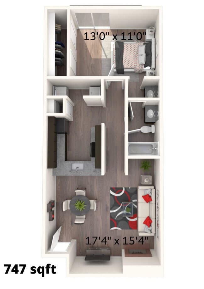 Unit 107 107 floor plan