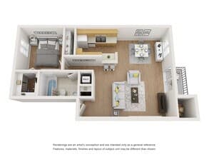 A1 307 floor plan