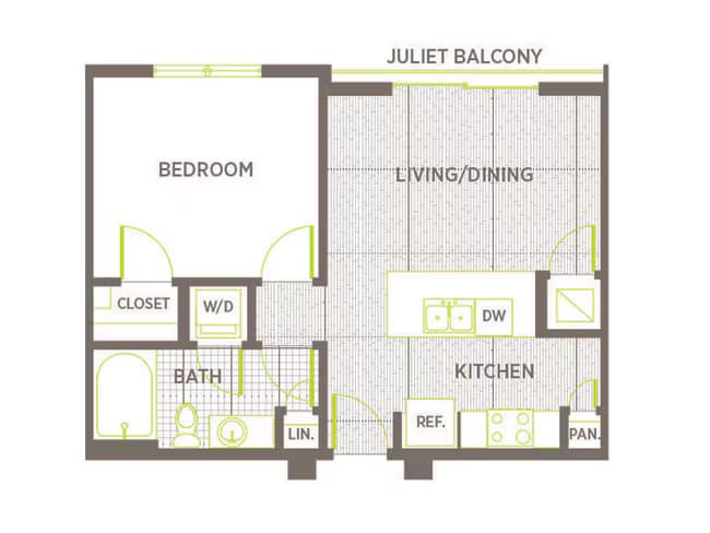 Unit 425 160 floor plan
