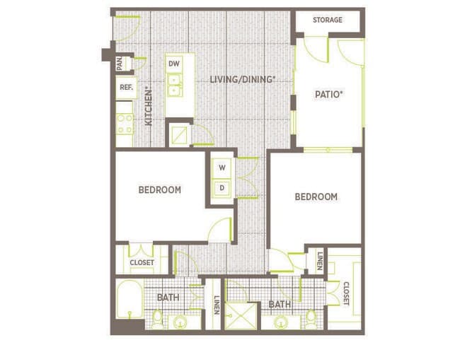 Unit 129 150 floor plan