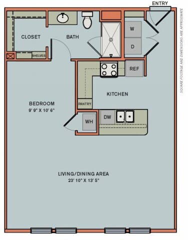 Unit 3410 3210 floor plan