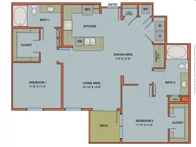 B7 1333 floor plan