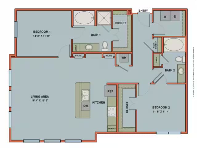 B8 1327 floor plan