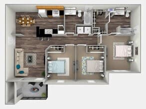 3 Bedroom 335 floor plan