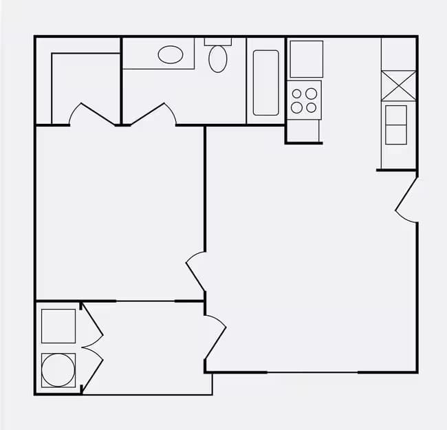 Unit 41307 41107 floor plan