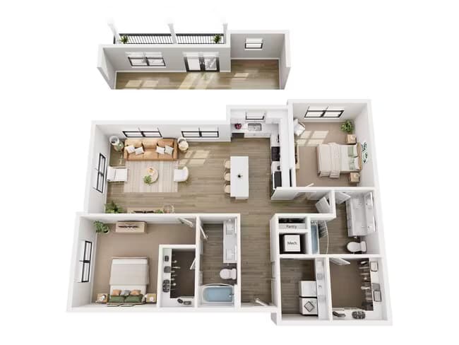 Unit 03301 03301 floor plan