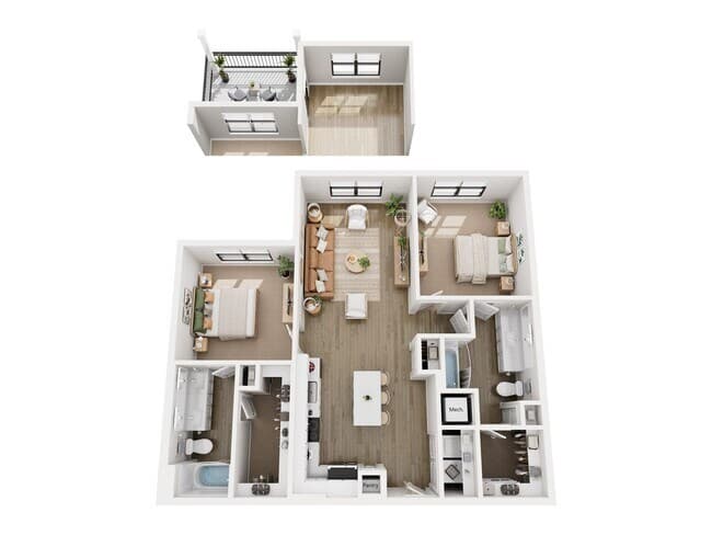 Unit 04308 04308 floor plan