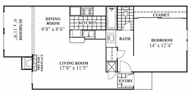 Unit 3118 3118 floor plan