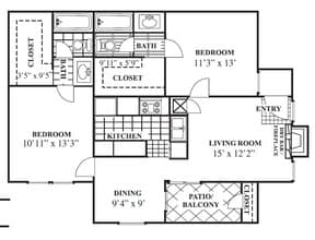 B2 2085 floor plan