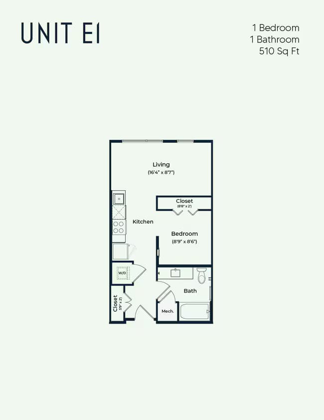 E1 461 floor plan