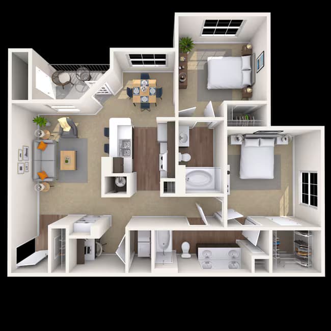 Unit 17307 08307 floor plan