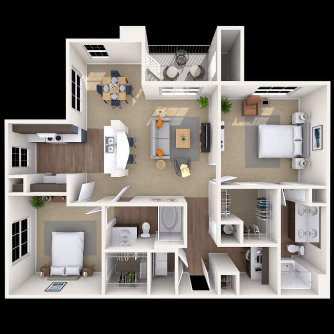 Unit 16302 16302 floor plan