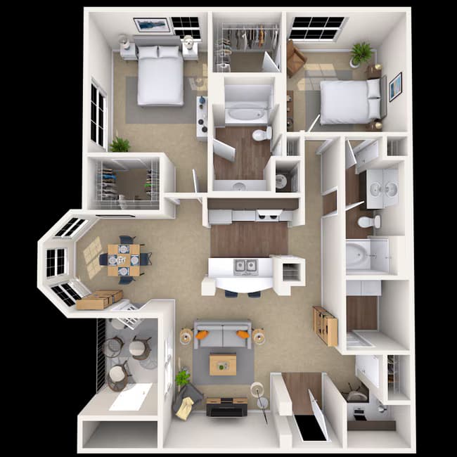 Unit 11301 11301 floor plan