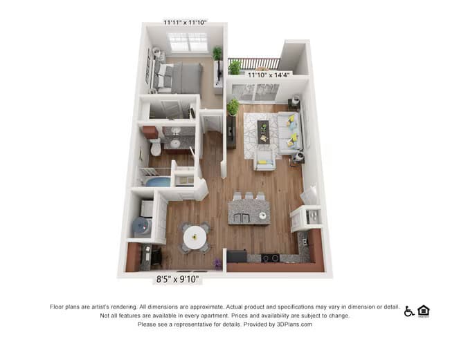 Unit 04-00433 04-00435 floor plan