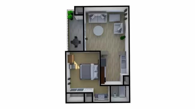 Unit 719 719 floor plan