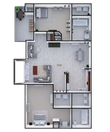 Unit 307 310 floor plan