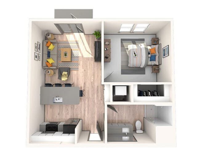 Unit 01-1104 01 - 1104 floor plan
