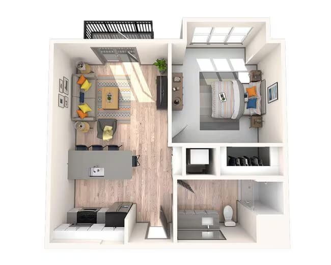 Unit 10-10204 03 - 3304 floor plan
