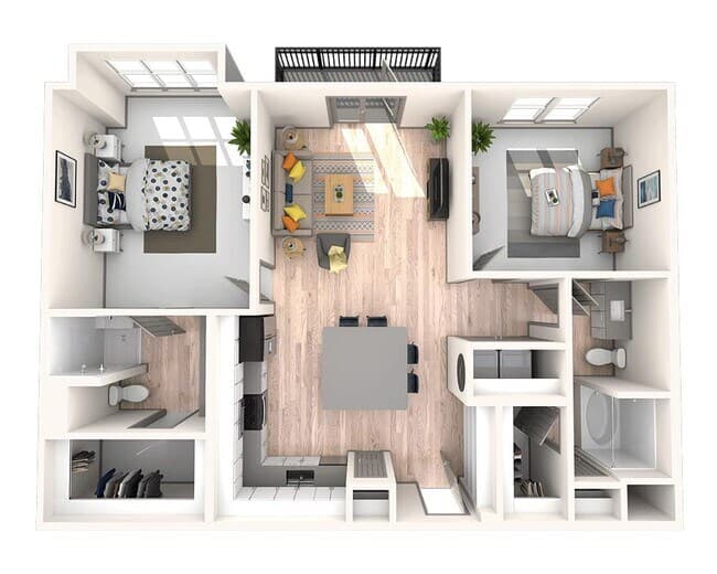Unit 08-8306 10 - 10208 floor plan