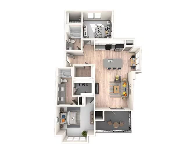 Unit 11-11306 10 - 10301 floor plan