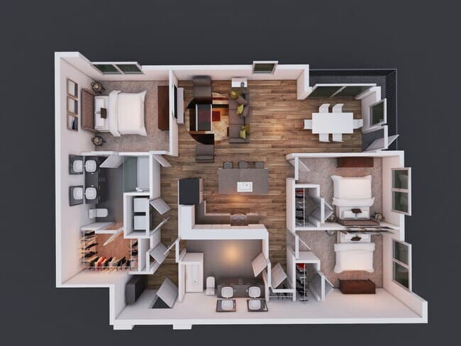 Unit 5217 5217 floor plan
