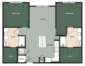 Unit 09304 09304 floor plan