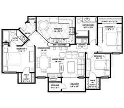 C1 A102 floor plan