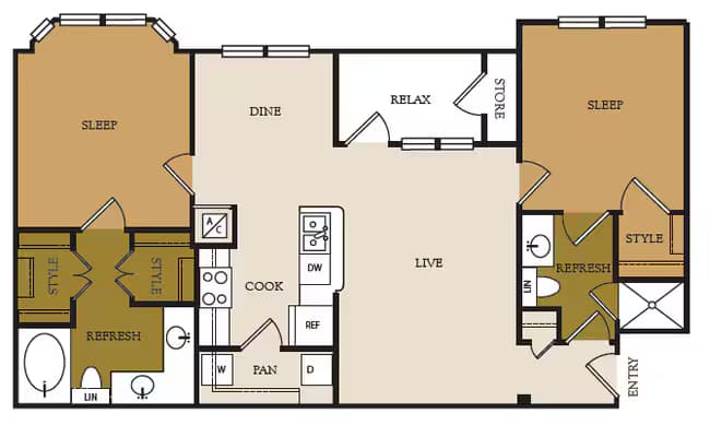 Unit 06106 06106 floor plan
